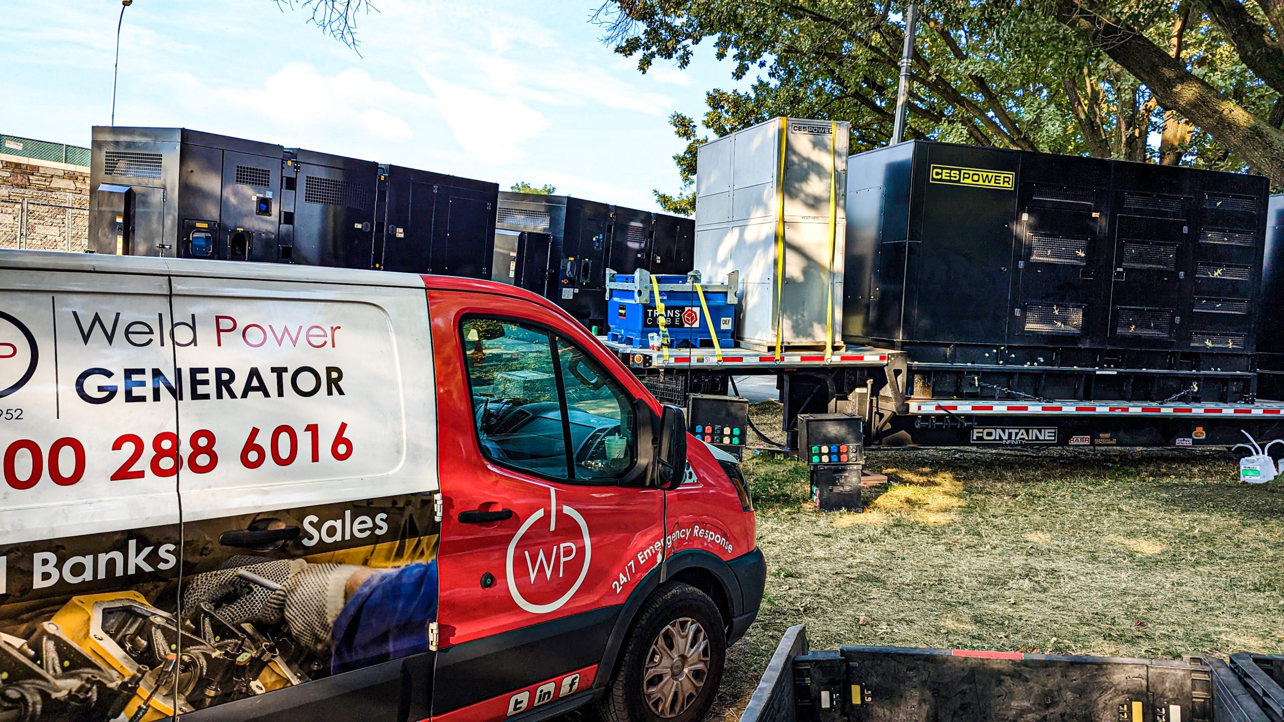 Made in America Music Festival Generator Setup