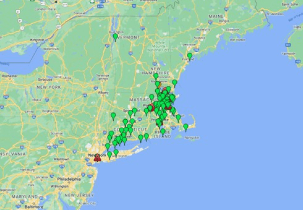 Generator Remote Monitoring Map