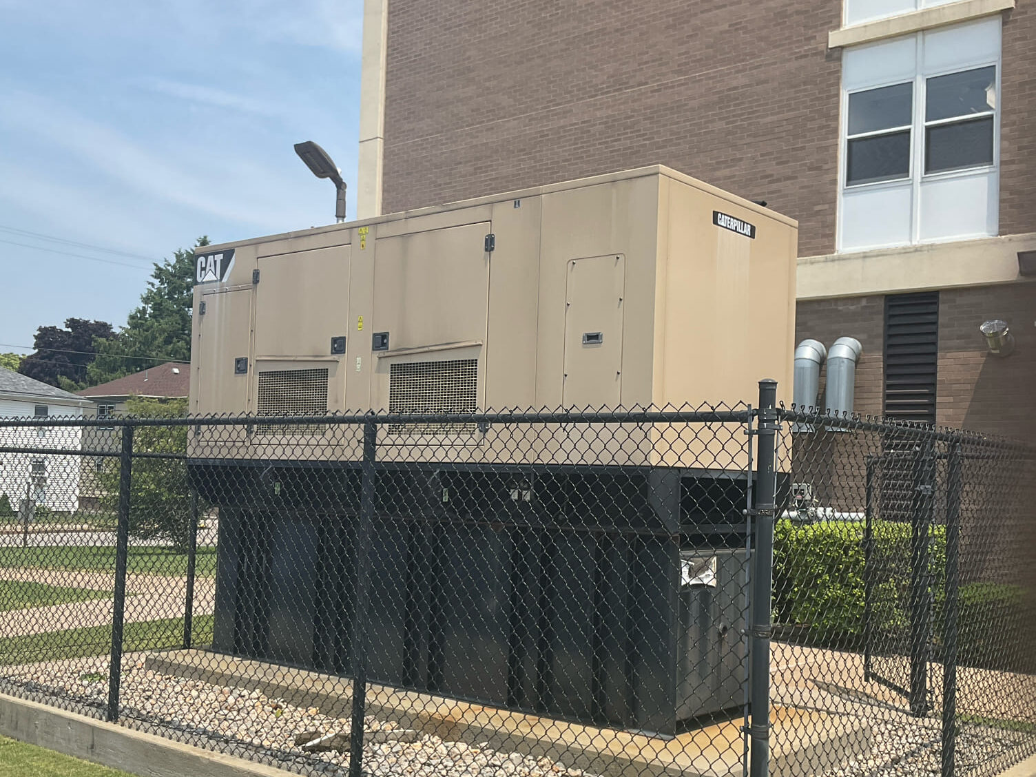 CAT generator that provides emergency power to an assisted living facility in Rhode Island. 