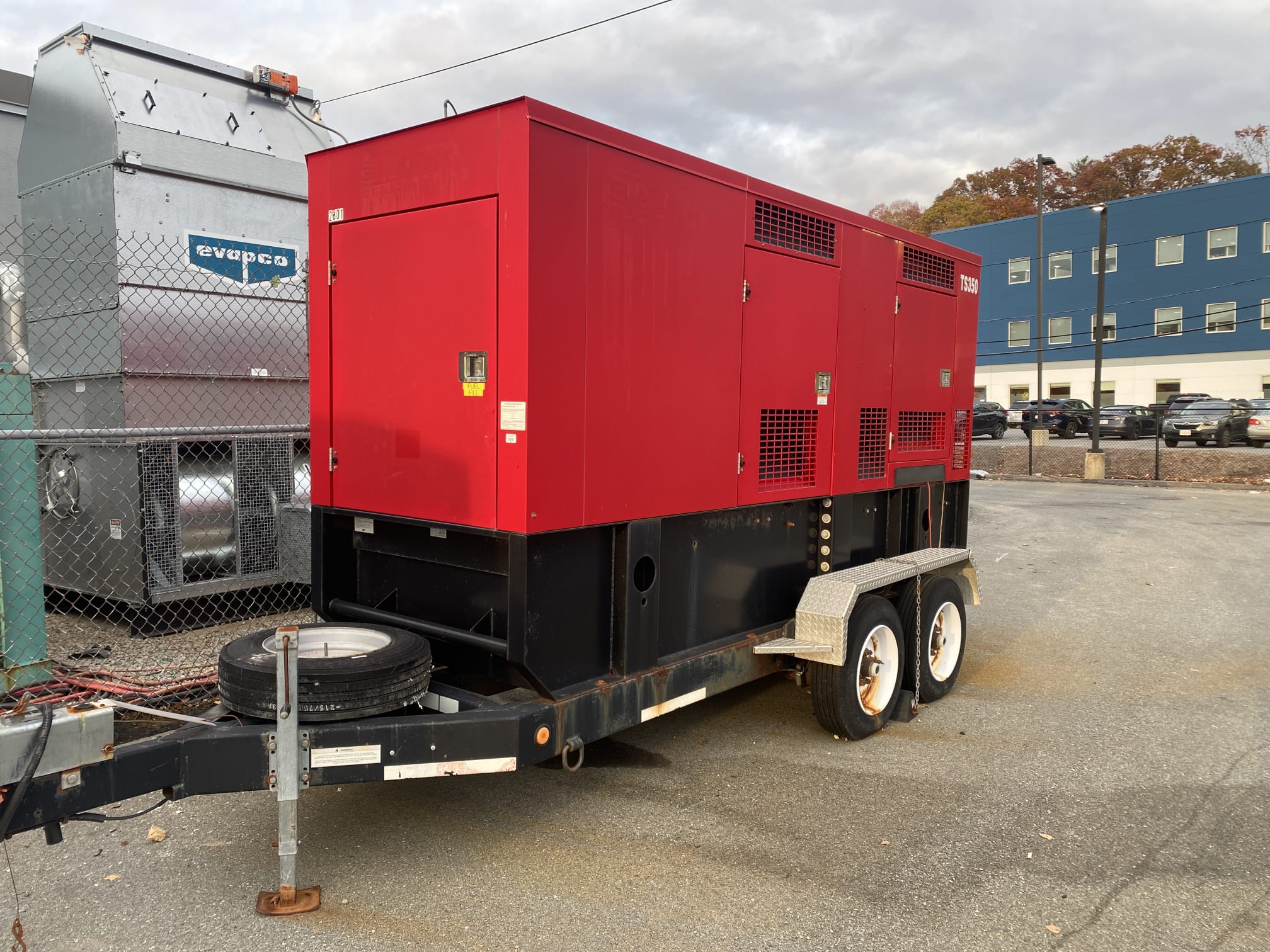 Trailer mounted generator ready to respond to power outages in a moments notice.