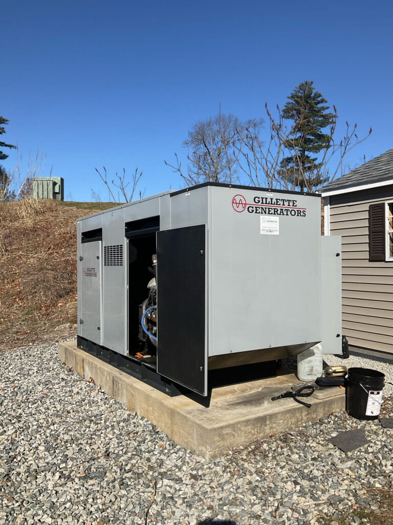 Gillette diesel generator that provides back up power to a waste water treatment facility in New Jersey