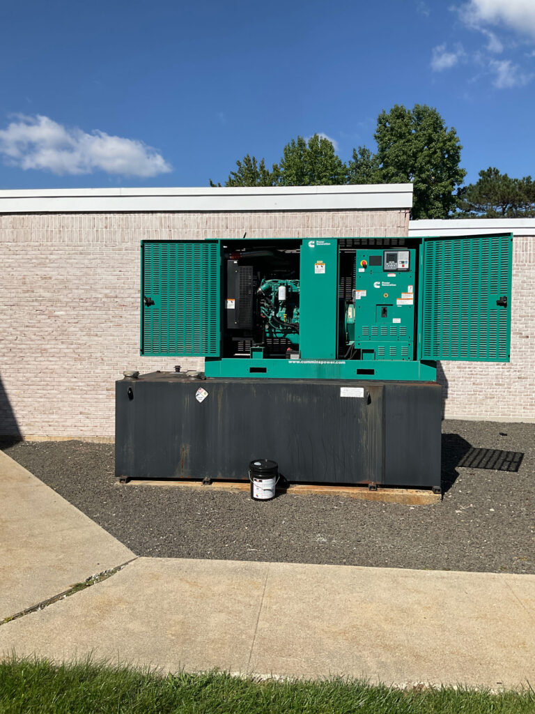 Cummins diesel generator that provides emergency power to a school in Connecticut.